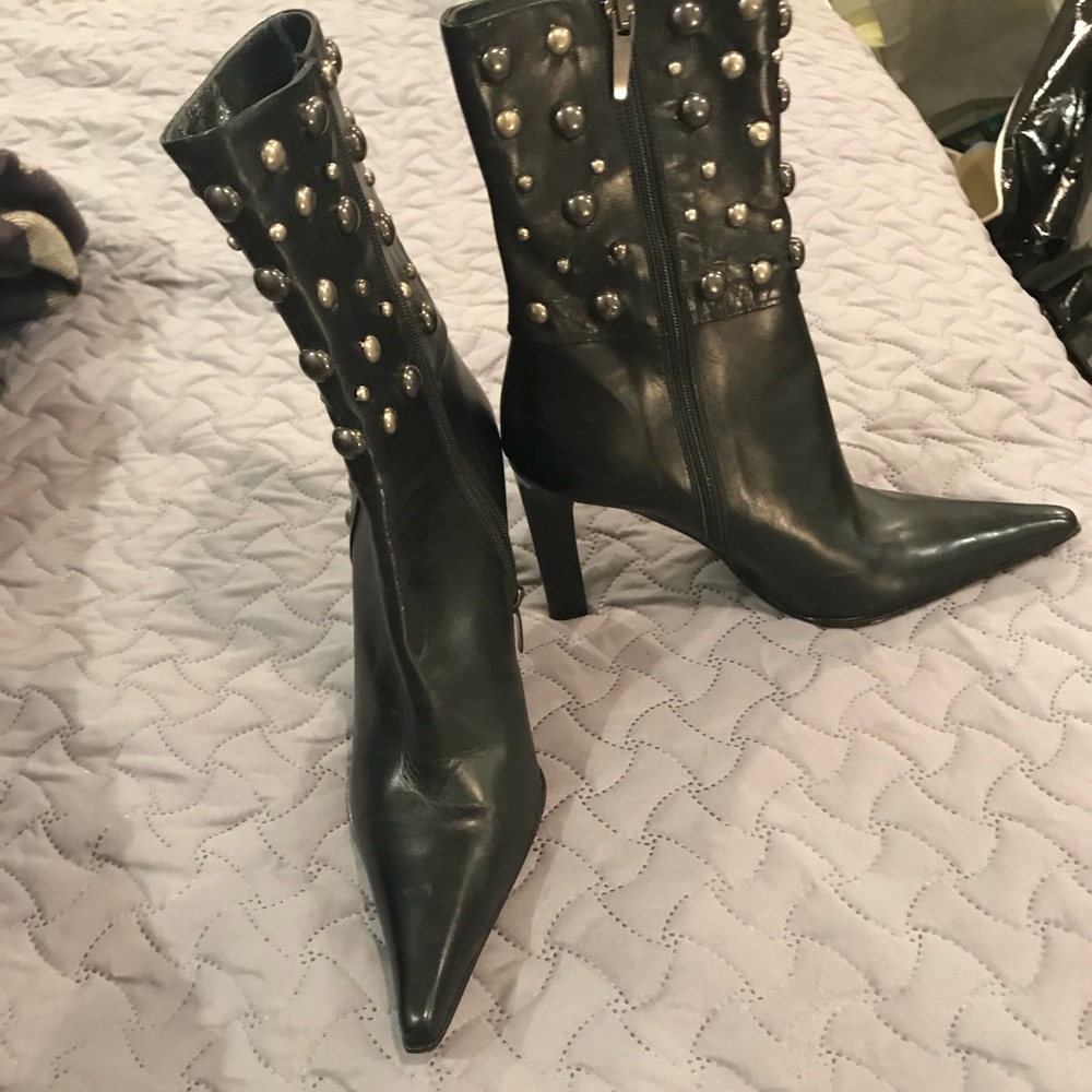 Sexy leather boots Charles David size 6.5 - Picture 2 of 5